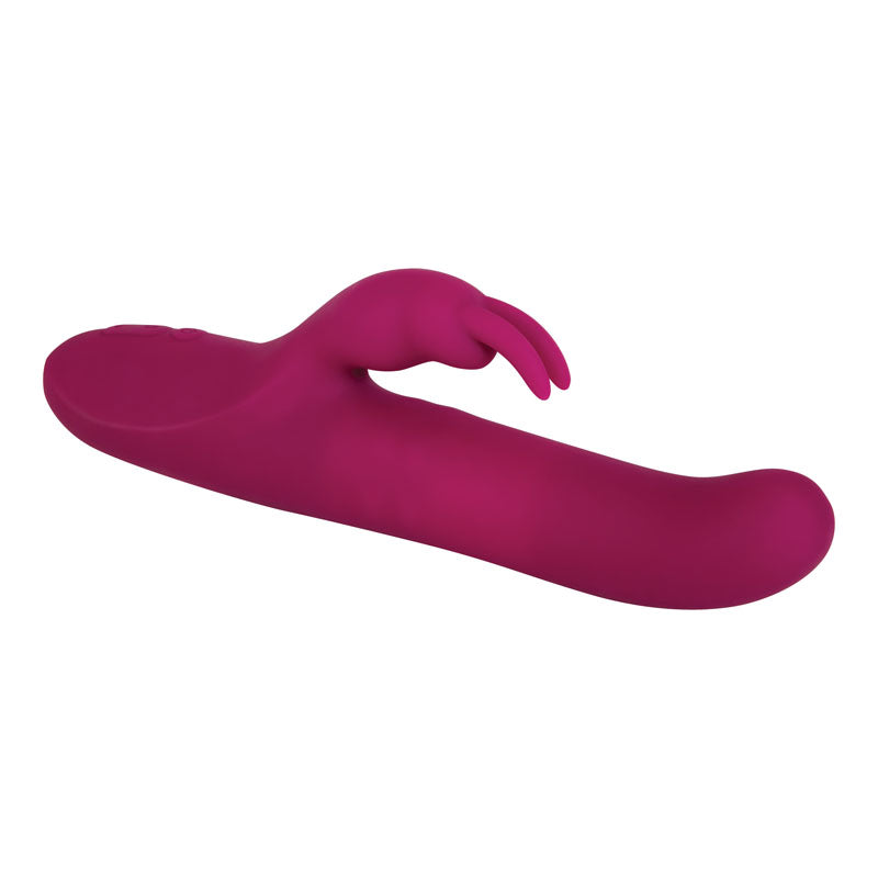Adam & Eve Eve's Twirling Rabbit Thruster - Purple 24.1 cm USB Rechargeable Thrusting Rabbit Vibrator Adam & Eve