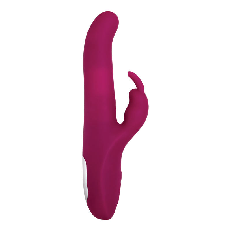 Adam & Eve Eve's Twirling Rabbit Thruster - Purple 24.1 cm USB Rechargeable Thrusting Rabbit Vibrator Adam & Eve