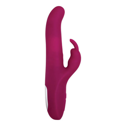 Adam & Eve Eve's Twirling Rabbit Thruster - Purple 24.1 cm USB Rechargeable Thrusting Rabbit Vibrator Adam & Eve