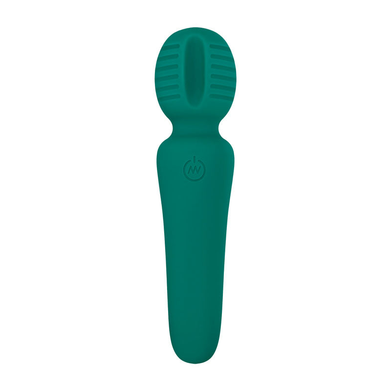 Adam & Eve Petite Private Pleasure Wand - Green 14.8 cm USB Rechargeable Massager Wand Adam & Eve