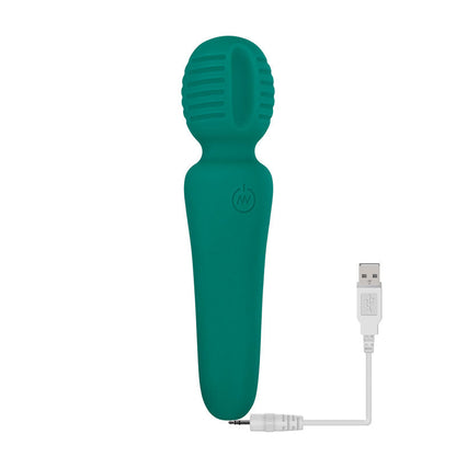 Adam & Eve Petite Private Pleasure Wand - Green 14.8 cm USB Rechargeable Massager Wand Adam & Eve