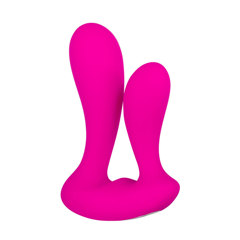 Adam & Eve Rechargeable Dual Entry Vibe - Pink USB Rechargeable Vibrator with Remote Control Adam & Eve