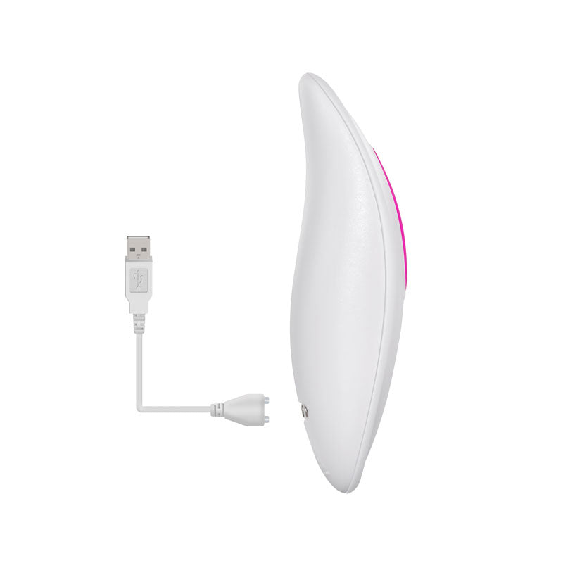Adam & Eve Rechargeable Dual Entry Vibe - Pink USB Rechargeable Vibrator with Remote Control Adam & Eve