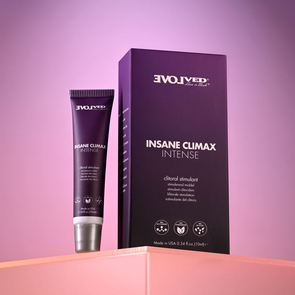 Evolved INSANE CLIMAX - INTENSE - Clitoral Stimulation Gel - 10 ml Tube Evolved