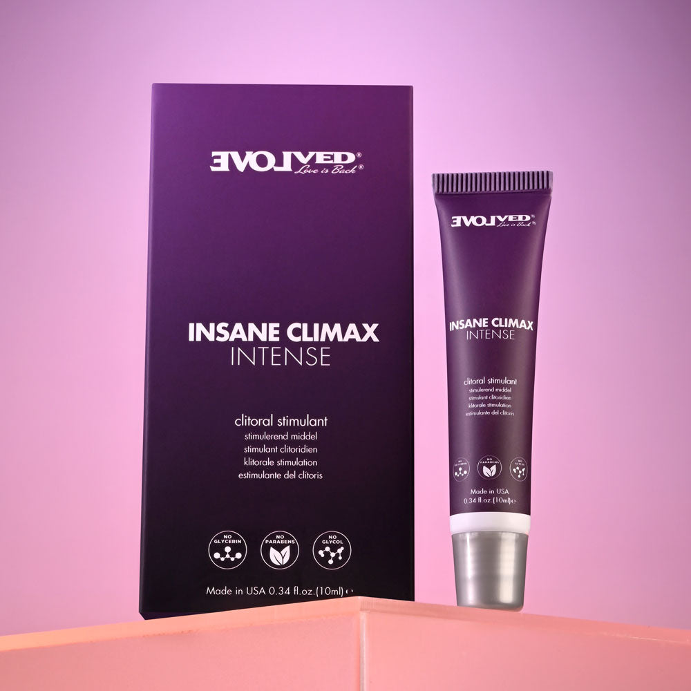 Evolved INSANE CLIMAX - INTENSE - Clitoral Stimulation Gel - 10 ml Tube Evolved