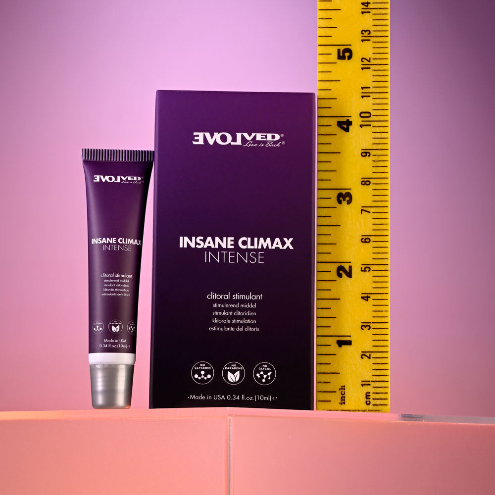 Evolved INSANE CLIMAX - INTENSE - Clitoral Stimulation Gel - 10 ml Tube Evolved