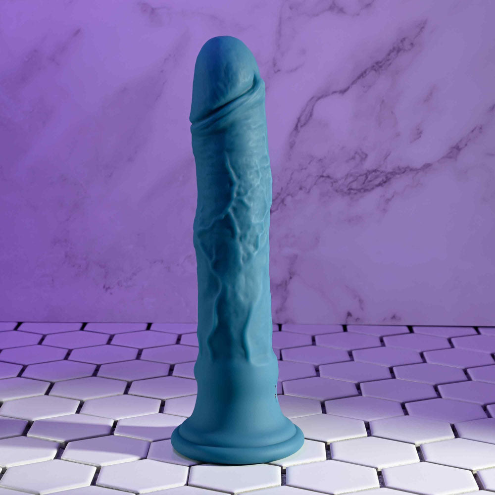 Evolved TSUNAMI - Blue 18.4 cm USB Rechargeable Vibrating Dong with Remote Control Evolved