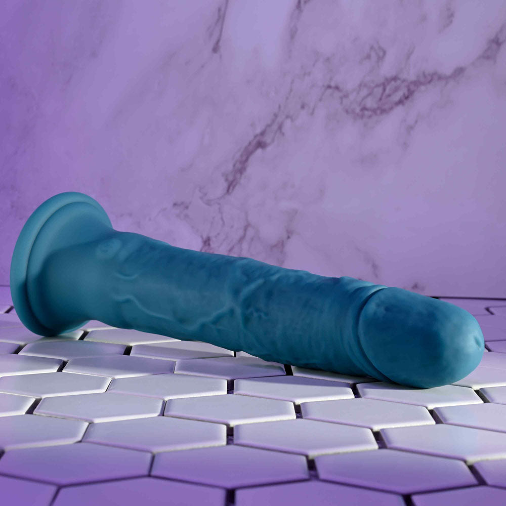 Evolved TSUNAMI - Blue 18.4 cm USB Rechargeable Vibrating Dong with Remote Control Evolved