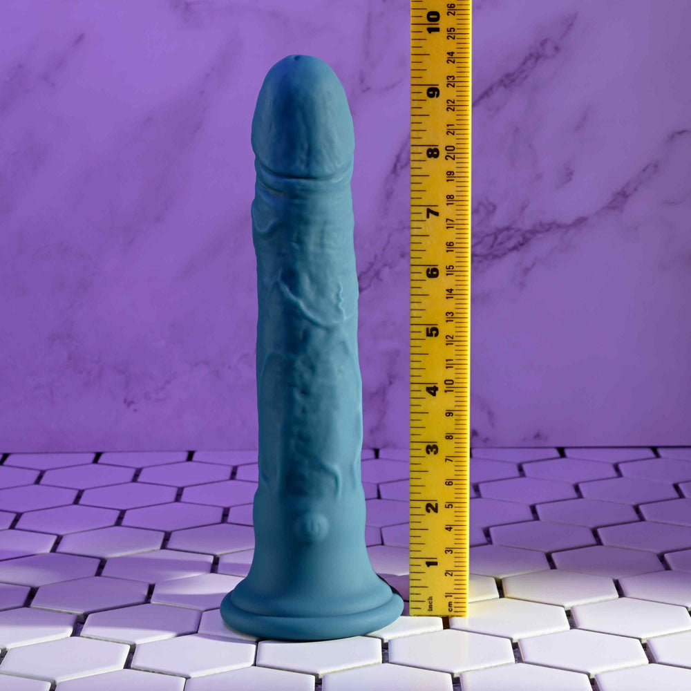 Evolved TSUNAMI - Blue 18.4 cm USB Rechargeable Vibrating Dong with Remote Control Evolved