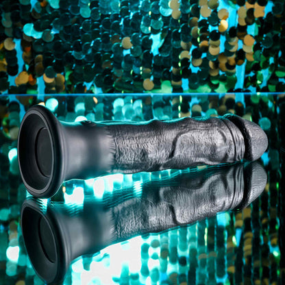 Evolved BLACK THUNDER - Black 25 cm USB Rechargeable Vibrator Evolved