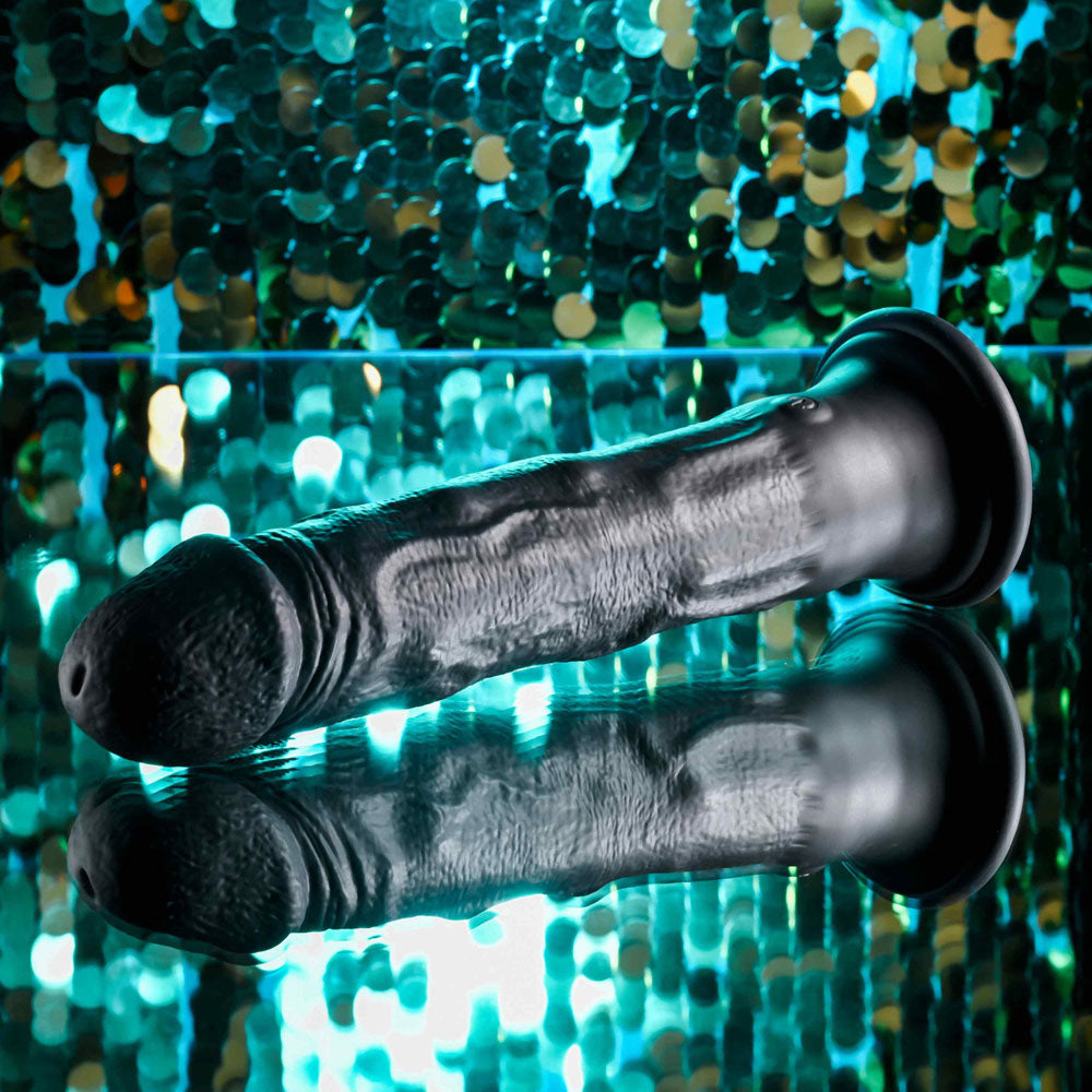 Evolved BLACK THUNDER - Black 25 cm USB Rechargeable Vibrator Evolved