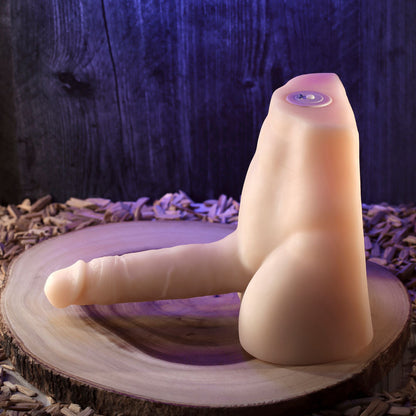 Evolved EASY RIDER LIGHT - Flesh USB Rechargeable Male Torso with Vibrating 17.8 cm Penis Evolved