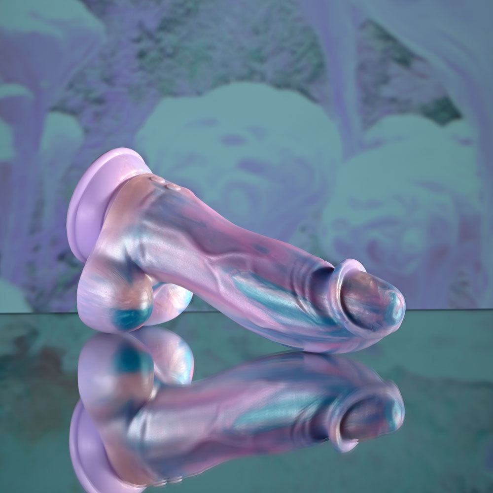 Evolved MYTHICAL - Multicoloured 22.6 cm USB Rechargeable Vibrating Fantasy Dildo with Remote Evolved