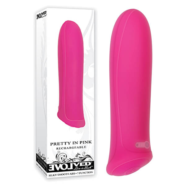 Evolved Pretty In Pink - Pink 8.6 cm (3.4'') USB Rechargeable Bullet Evolved