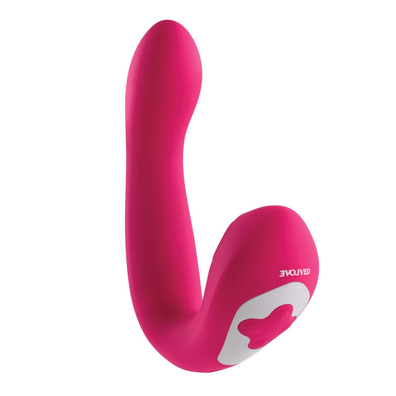 Evolved BUCK WILD - Pink USB Rechargeable Flicking Vibrator Evolved