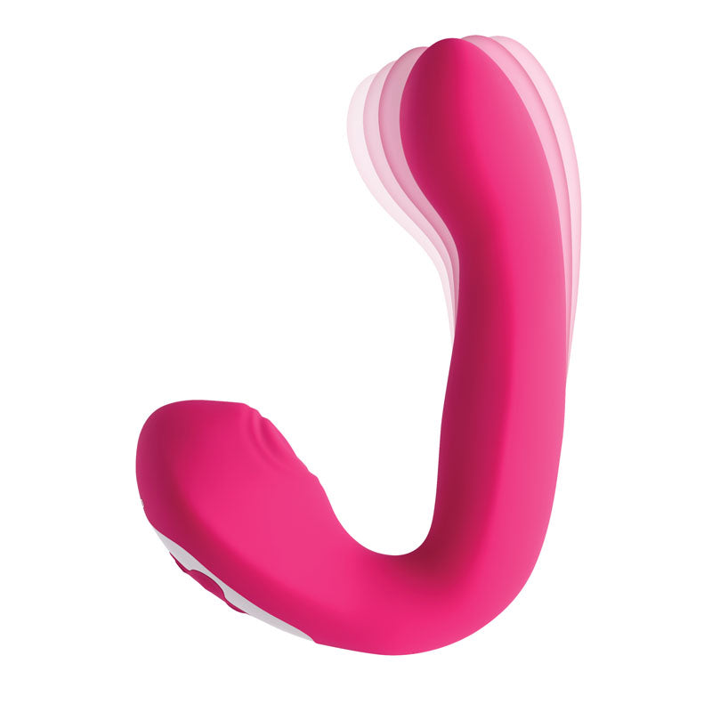 Evolved BUCK WILD - Pink USB Rechargeable Flicking Vibrator Evolved