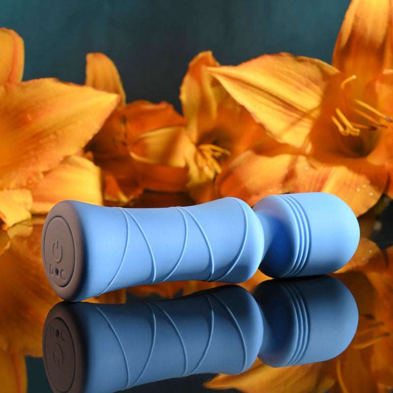 Evolved Out Of The Blue - Blue 10.5 cm USB Rechargeable Mini Massager Wand Evolved