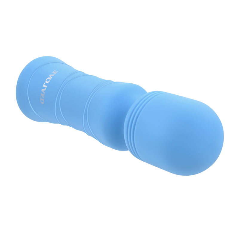 Evolved Out Of The Blue - Blue 10.5 cm USB Rechargeable Mini Massager Wand Evolved