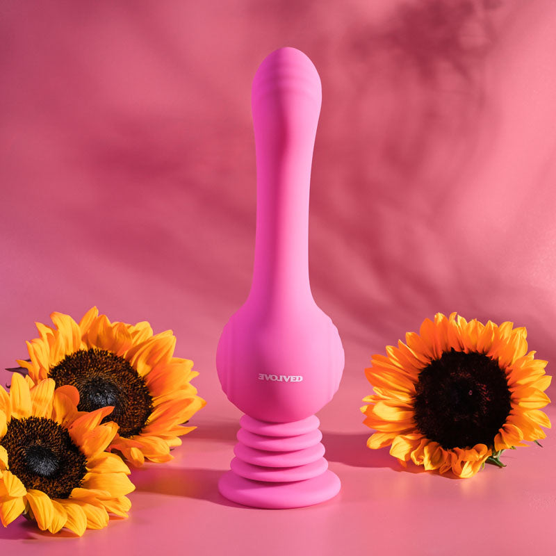Evolved GYRO VIBE - Pink 24.8 cm USB Rechargeable Super Vibrator Evolved