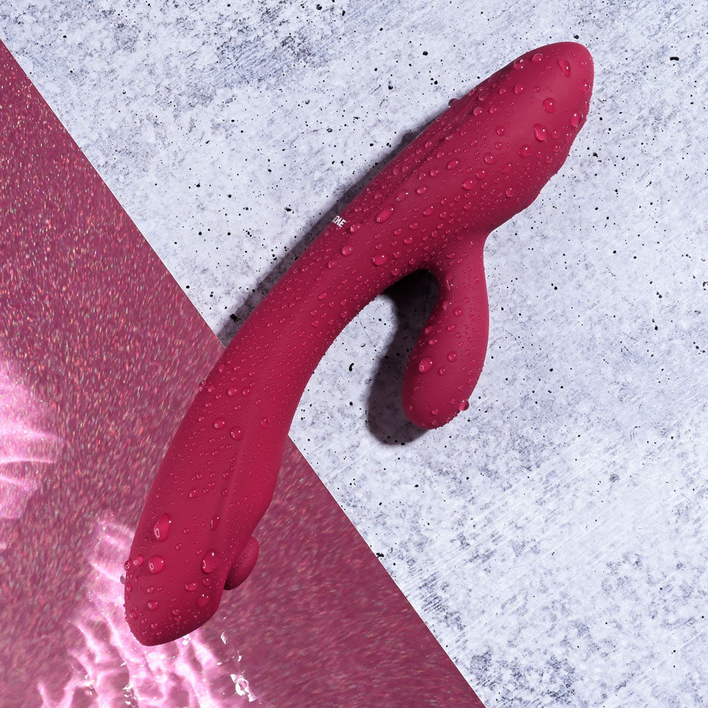 Evolved JAMMIN' G - Burgundy 20.1 cm USB Rechargeable Rabbit Vibrator Evolved