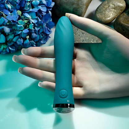 Evolved ULTRA WAVE - Blue 13 cm USB Rechargeable Mini Vibrator Evolved