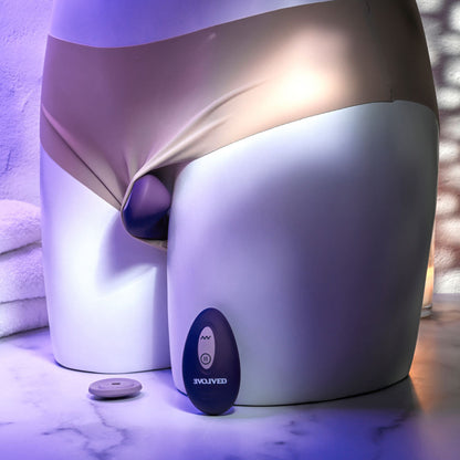 Evolved PANTY PARTY - Purple USB Rechargeable Panty Vibrator with Remote Control Evolved