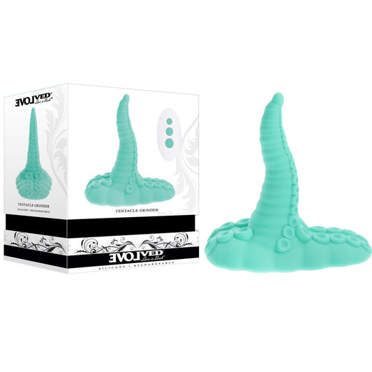 Evolved TENTACLE GRINDER - Green USB Rechargeable Fantasy Grinder Pad with Wireless Remote Evolved