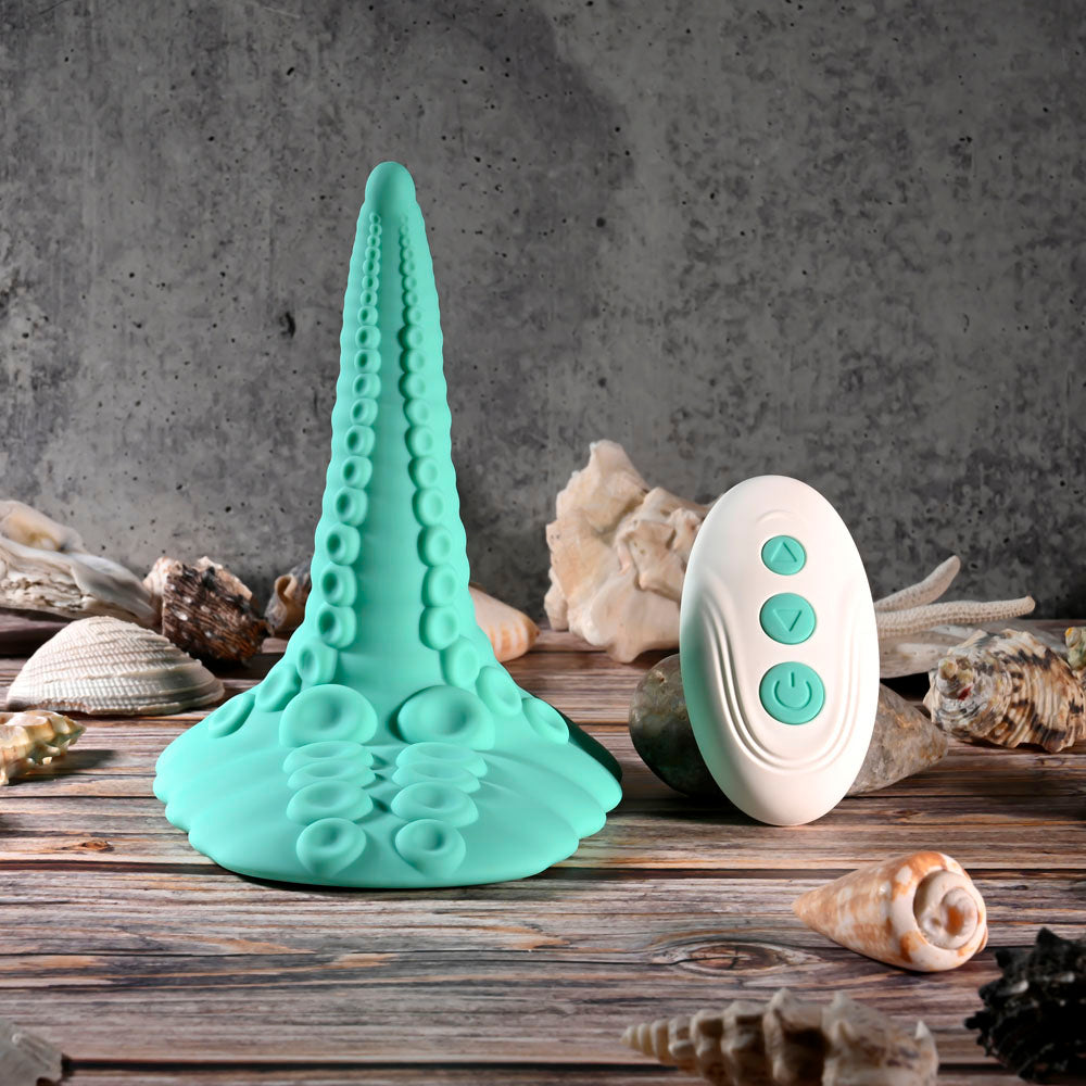 Evolved TENTACLE GRINDER - Green USB Rechargeable Fantasy Grinder Pad with Wireless Remote Evolved