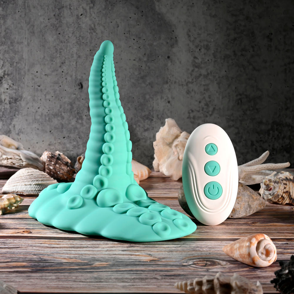 Evolved TENTACLE GRINDER - Green USB Rechargeable Fantasy Grinder Pad with Wireless Remote Evolved