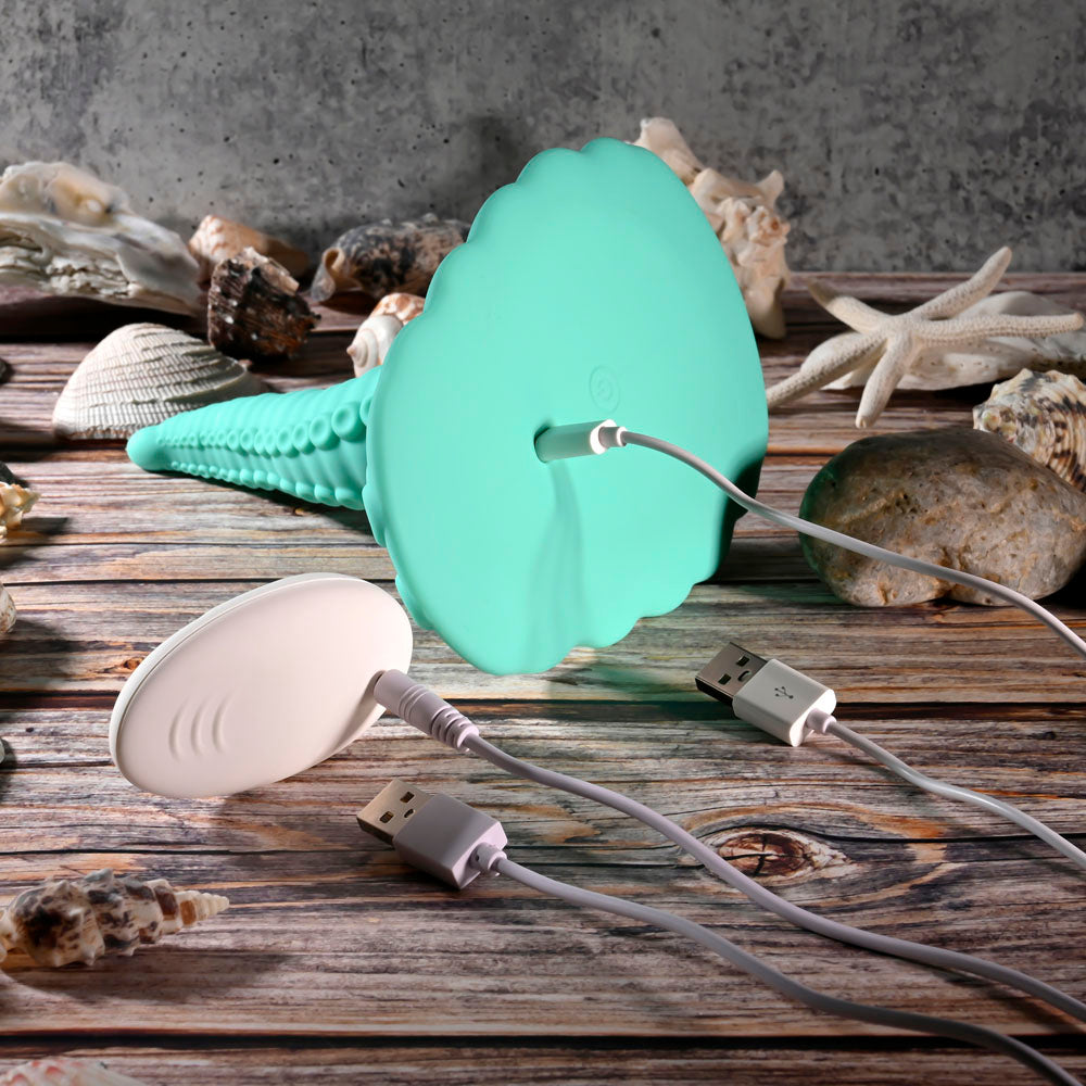 Evolved TENTACLE GRINDER - Green USB Rechargeable Fantasy Grinder Pad with Wireless Remote Evolved