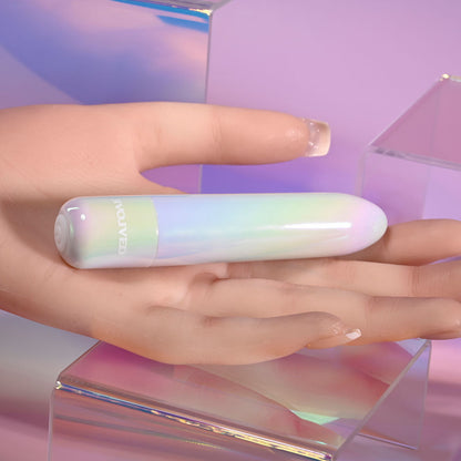 Evolved EASY DOES IT - Pearlescent White 10 cm USB Rechargeable Bullet Evolved
