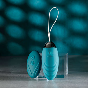 Evolved OVAL OFFICE - Green 8.5 cm USB Rechargeable Wireless Egg with Remote Control Evolved