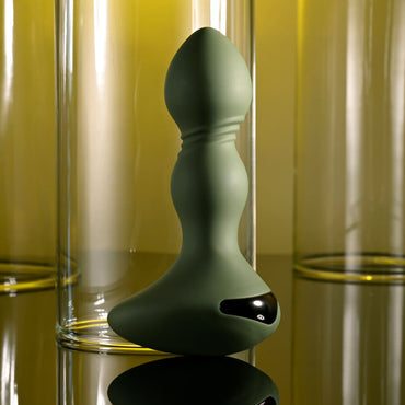 Evolved LIEUTENANT - Green 12.2 cm USB Rechargeable Vibrating Butt Plug Evolved