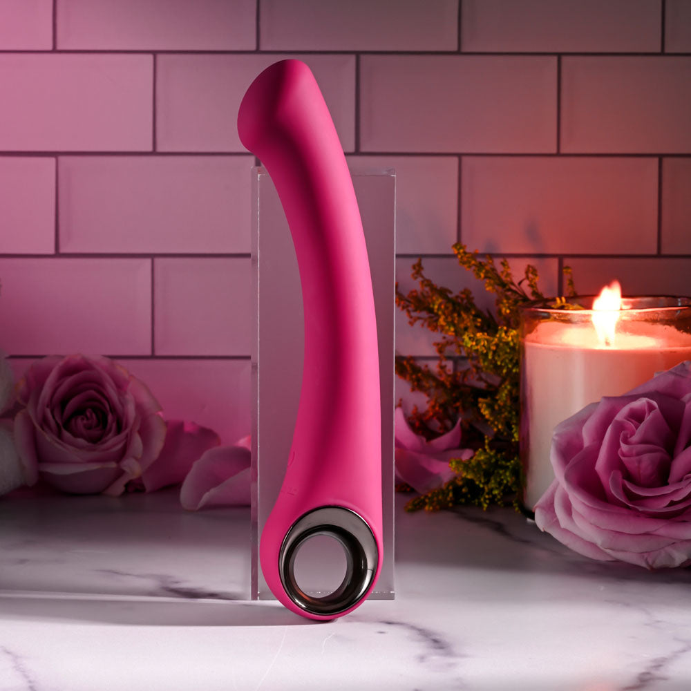 Evolved PLEASURE CURVE - Pink 19 cm USB Rechargeable Vibrator Evolved