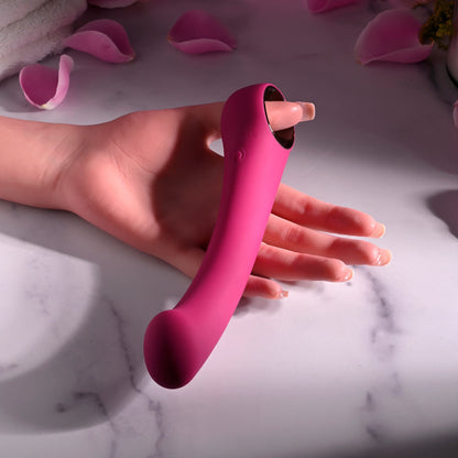 Evolved PLEASURE CURVE - Pink 19 cm USB Rechargeable Vibrator Evolved