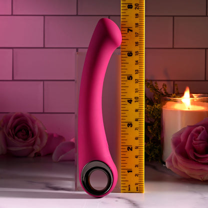 Evolved PLEASURE CURVE - Pink 19 cm USB Rechargeable Vibrator Evolved