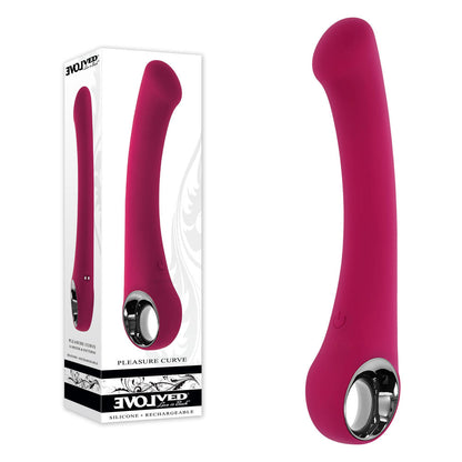 Evolved PLEASURE CURVE - Pink 19 cm USB Rechargeable Vibrator Evolved