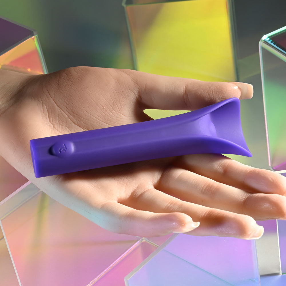 Evolved FULL COVERAGE - Purple 11.9 cm USB Rechargeable Bullet Evolved