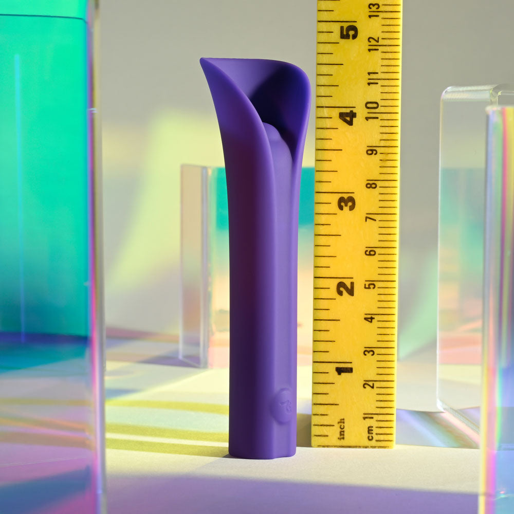 Evolved FULL COVERAGE - Purple 11.9 cm USB Rechargeable Bullet Evolved