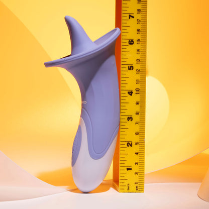 Evolved LIX & KISSES - Purple 18.7 cm USB Rechargeable Flicking Tongue Stimulator Evolved