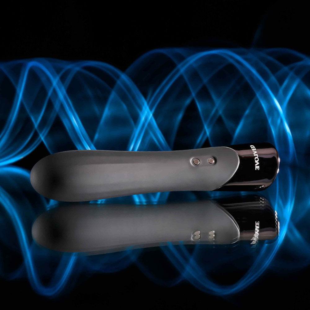 Evolved BACK IN BLACK - Black 11.9 cm USB Rechargeable Bullet Evolved