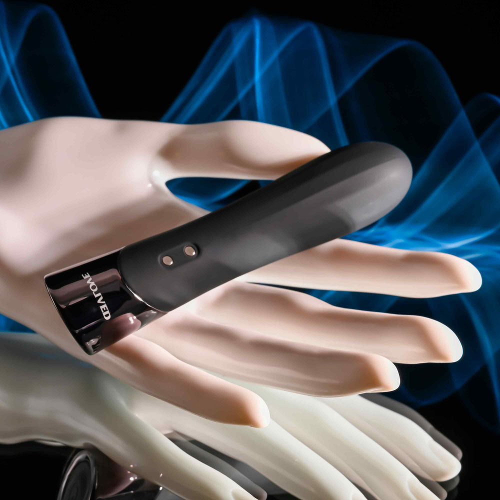 Evolved BACK IN BLACK - Black 11.9 cm USB Rechargeable Bullet Evolved