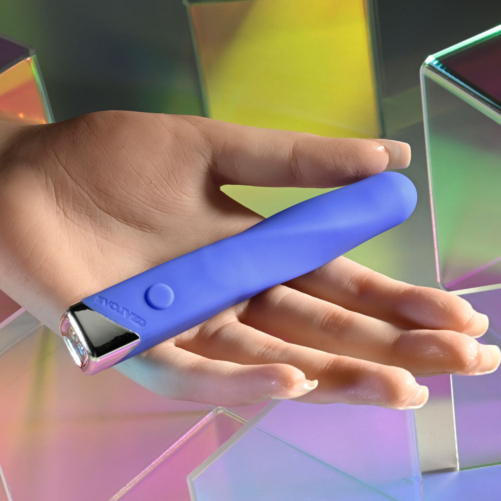 Evolved TWISTED TEMPTATION - Blue 12 cm USB Rechargeable Bullet Evolved