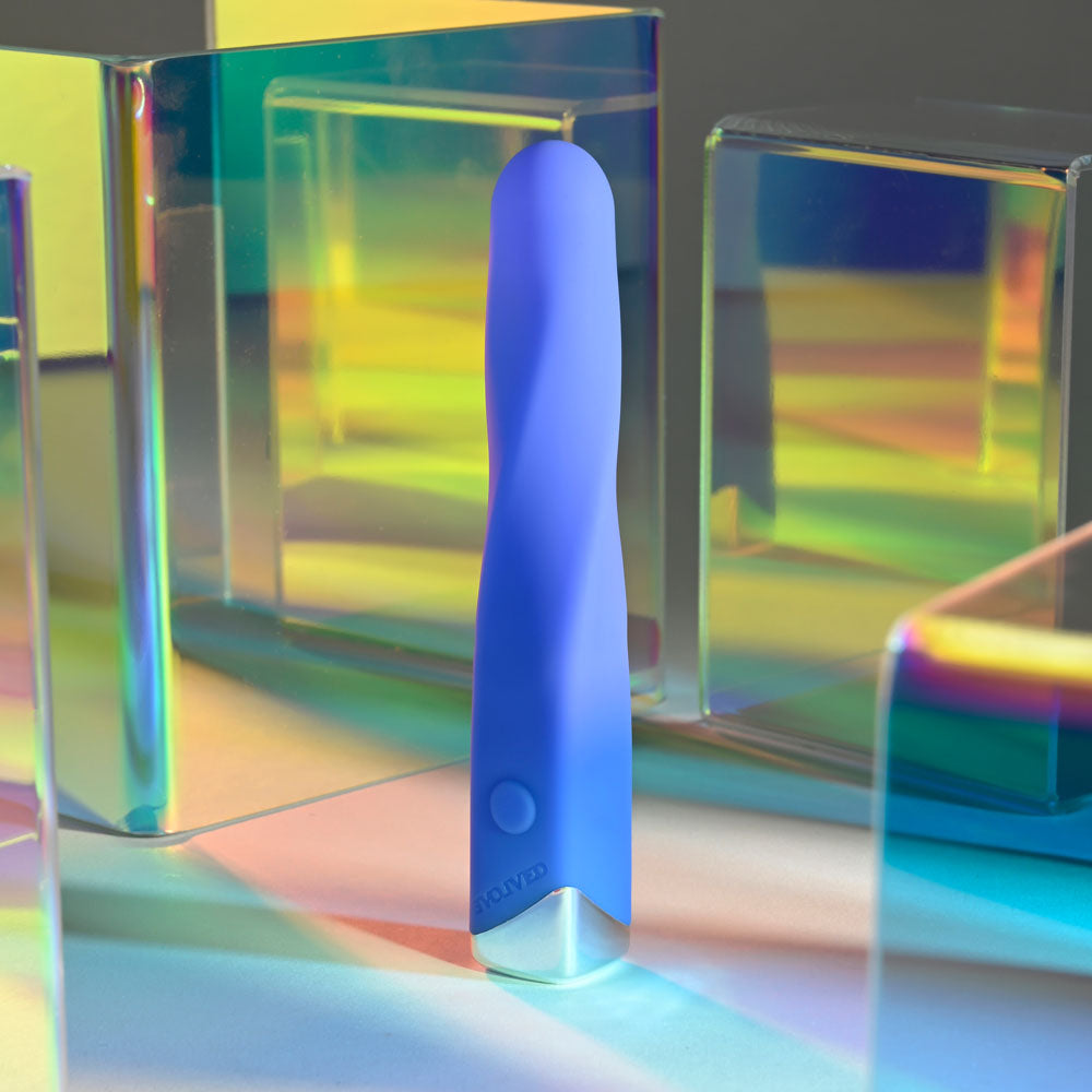 Evolved TWISTED TEMPTATION - Blue 12 cm USB Rechargeable Bullet Evolved