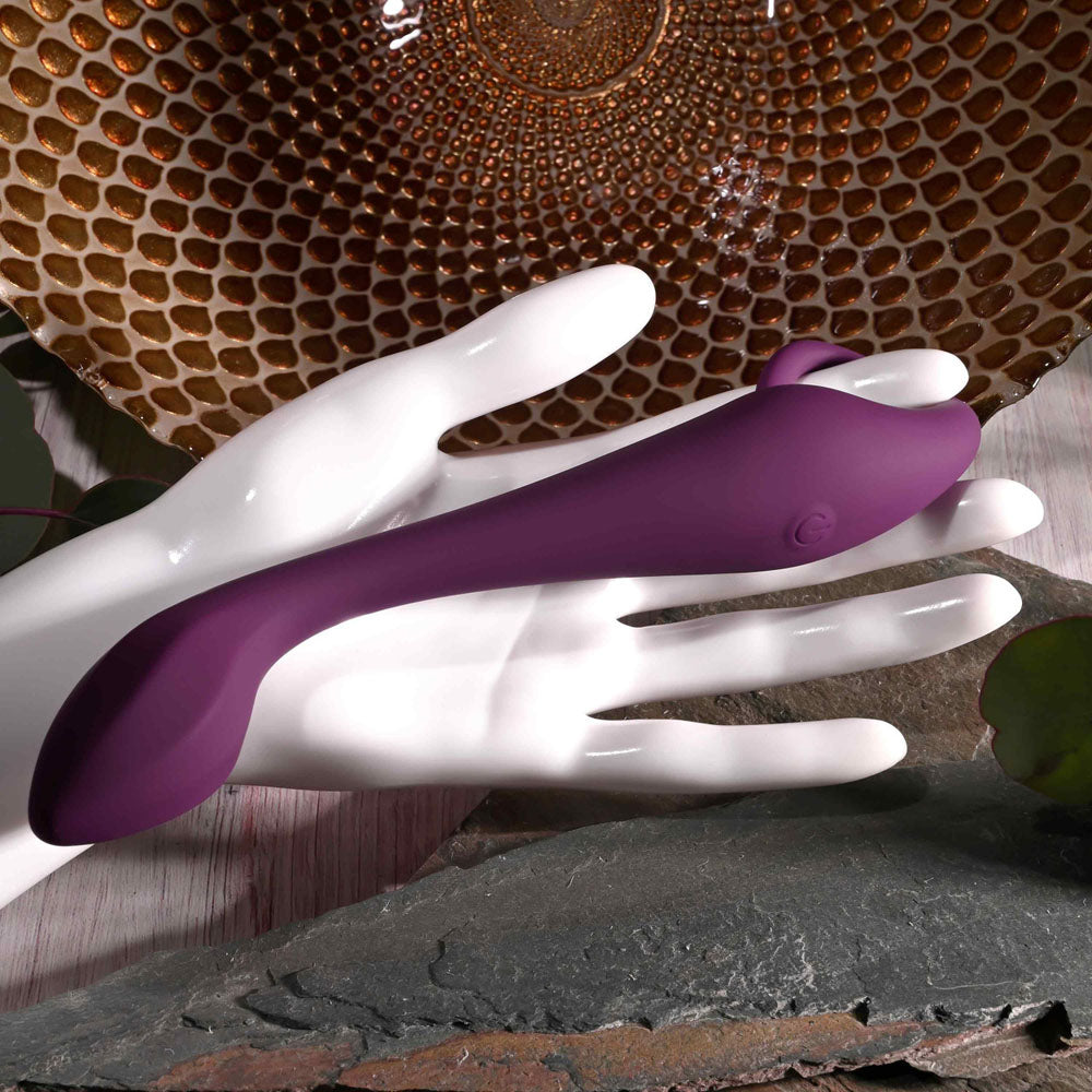 Evolved LOCHNESS G - Purple 19 cm USB Rechargeable Vibrator Evolved