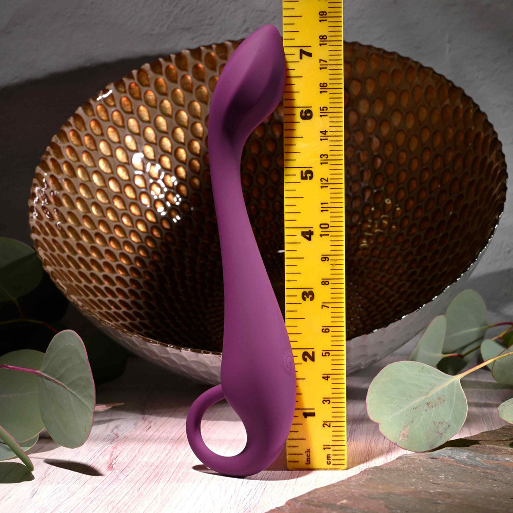 Evolved LOCHNESS G - Purple 19 cm USB Rechargeable Vibrator Evolved