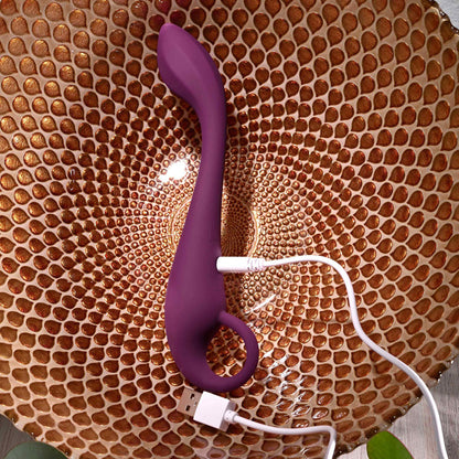 Evolved LOCHNESS G - Purple 19 cm USB Rechargeable Vibrator Evolved