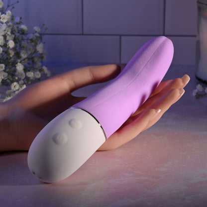 Evolved SLIP OF THE TONGUE - Purple 21.1 cm USB Rechargeable Flicking Tongue Vibrator Evolved