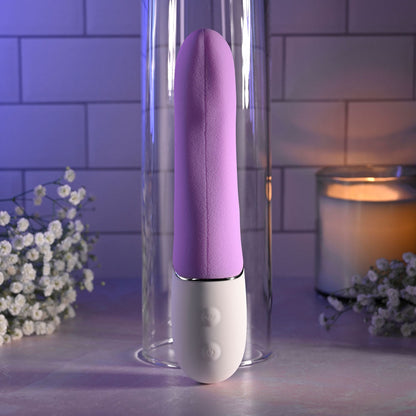Evolved SLIP OF THE TONGUE - Purple 21.1 cm USB Rechargeable Flicking Tongue Vibrator Evolved