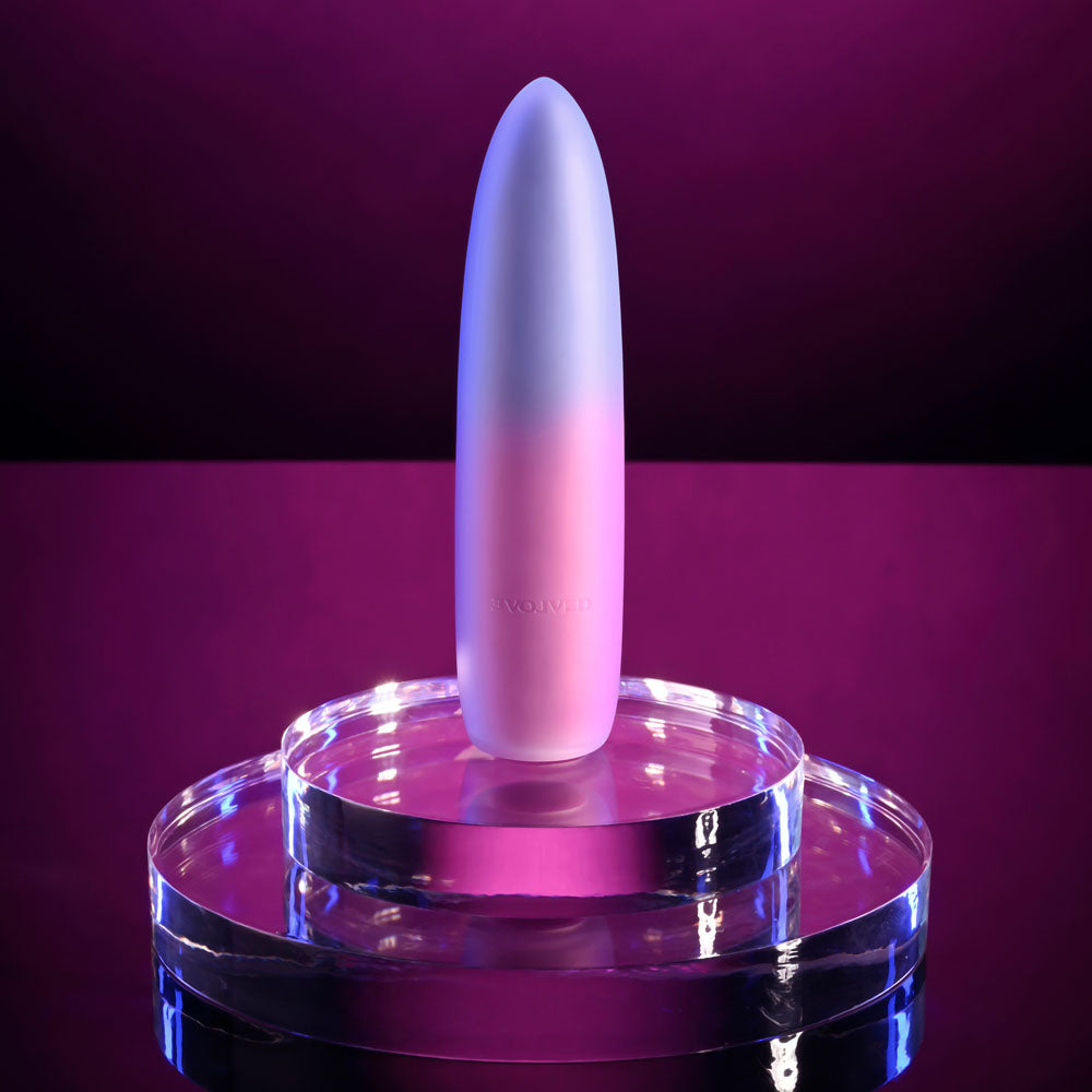 Evolved PARADISE BULLET - Pink/Purple 10.2 cm USB Rechargeable Bullet Evolved
